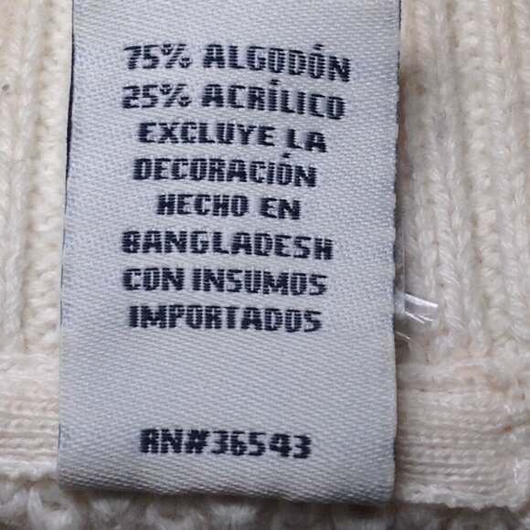 Izod Ski Sweater UNISEX S/P Chunky, Cable Knit, Preppy, Colligate, Ivy League - Picture 8 of 8